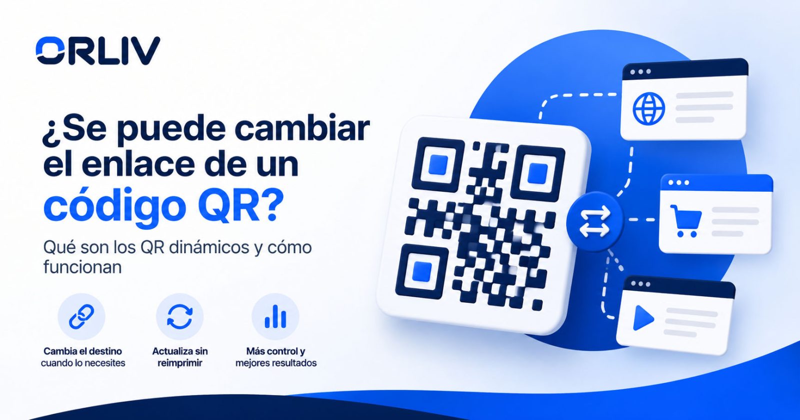 Códigos QR dinámicos: cambia el enlace sin modificar el QR